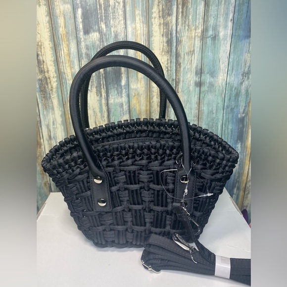 URBAN OUTFITTERS WOVEN FAN TOTE BAG - Picture 3 of 6